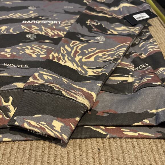 Darc Sport Respect US Raglan French Terry STONE TIGER CAMO HOODIE NWT Small - Picture 8 of 13